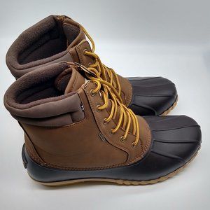 Size 16W Nautica Brown Duck Boots N-38